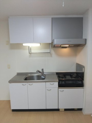 【キッチン】 | ラ・クレール 1LDK | きれいなキッチンです