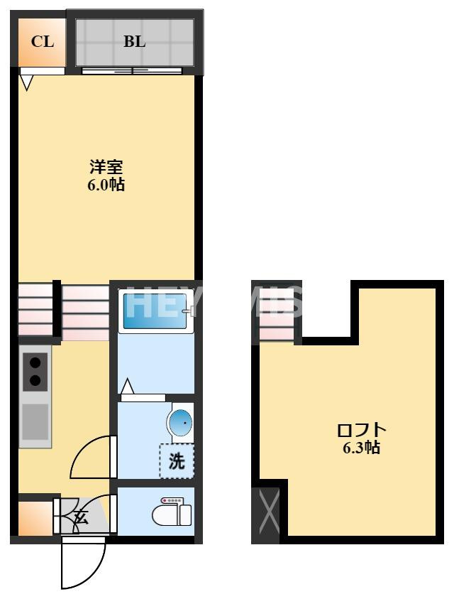 MODERN PALAZZO多良見ICの間取り