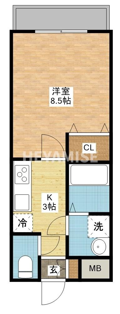 ルネス・ディアコートの間取り