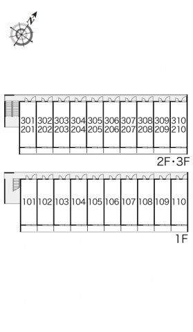 【区画図】 | レオパレスヨロズヤＣ
