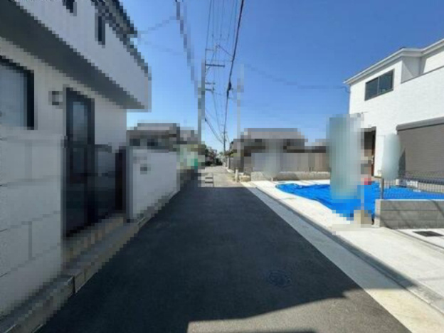 招提元町３丁目　新築一戸建ての前面道路含む現地写真|■物件内覧・資金計画相談・住宅ローン相談、リフォーム相談、お問合せ受付中■
※当日・翌日のご内覧、ご相談はお電話でのお問合せがスムーズです！