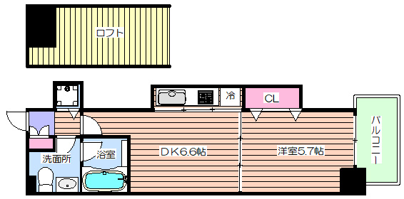 【間取り】 | T's  SQUARE 天神橋