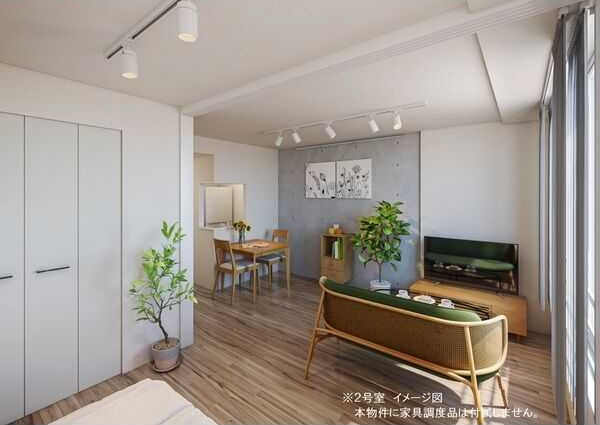 quador川名の内装|※パース