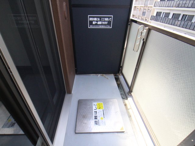 グランパシフィック今宮のバルコニー|陽当たり良好なバルコニーです