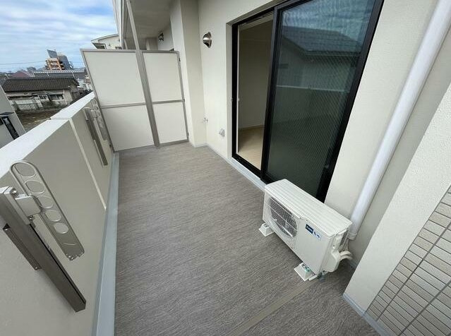 セカンドパレス上水前寺のバルコニー