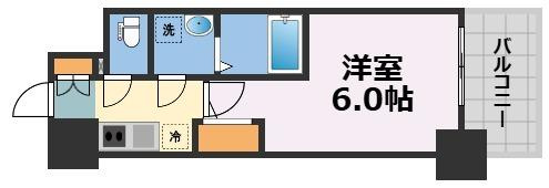 エスリード難波AGREAの間取り