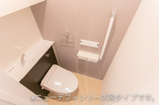 【トイレ】 | （仮）東津田町アパート | シンプルで使いやすいトイレです