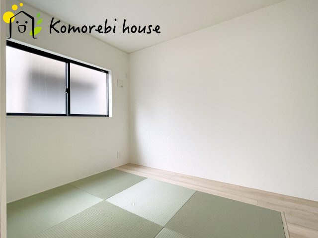 上尾市大谷本郷　第7　新築一戸建て　クレイドルガーデン　04の和室|和室があると落ち着いた雰囲気になりますね