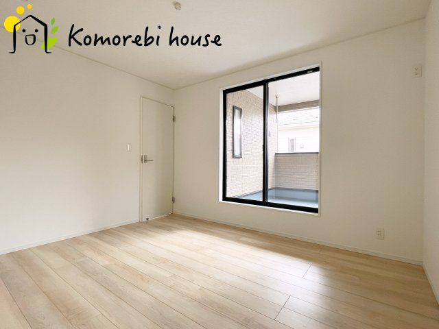 上尾市大谷本郷　第7　新築一戸建て　クレイドルガーデン　04の寝室|落ち着いた色調の寝室です