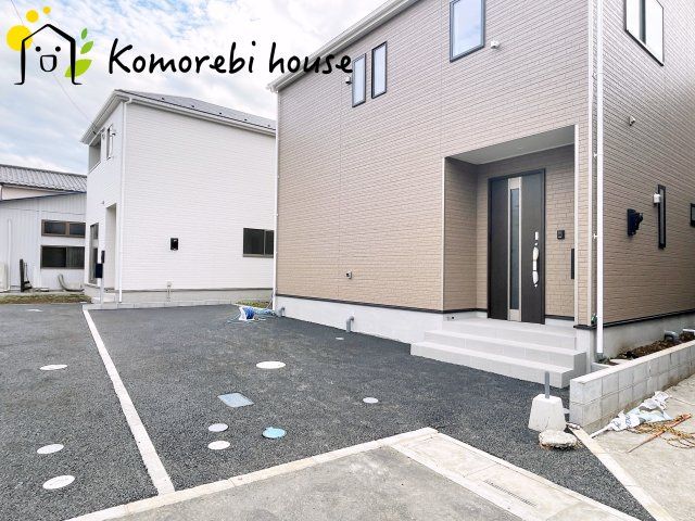 上尾市大谷本郷　第7　新築一戸建て　クレイドルガーデン　04の駐車場|カースペースがあります