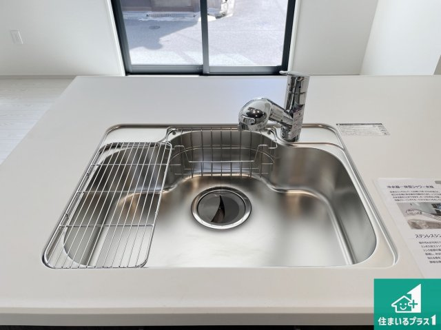 門真市舟田町　第2期　新築一戸建ての設備|広々としたシンクで食器洗いも楽々！