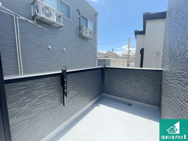 門真市舟田町　第2期　新築一戸建てのバルコニー|日当たりのよいバルコニー！お部屋が開放的に！