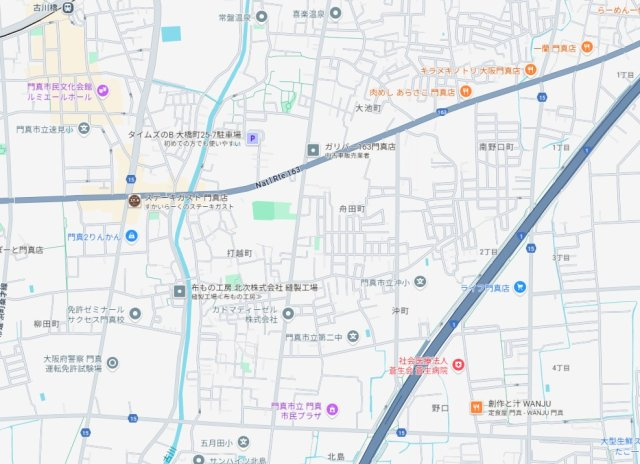 門真市舟田町　第2期　新築一戸建ての地図