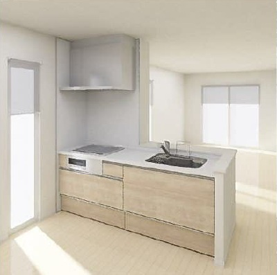 ベレオガーデンズ上中野のキッチン