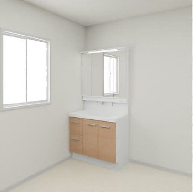 ベレオガーデンズ上中野の洗面所