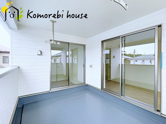 上尾市大谷本郷　第7-Ⅰ期　新築一戸建て　クレイドルガーデン　05のバルコニー|撮影：10/09