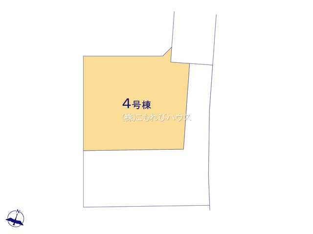 上尾市大谷本郷　第7-Ⅰ期　新築一戸建て　クレイドルガーデン　05の区画図|4号棟