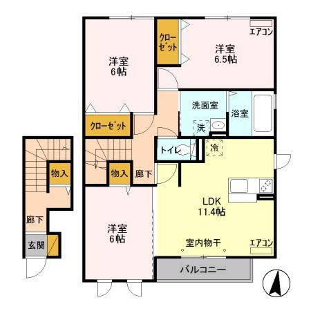 フォレステージ　Ｂの間取り