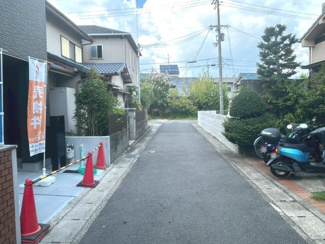 【前面道路含む現地写真】 | 右京区嵯峨中又町 | 嵐山小学校まで徒歩約9分、お子様の通学も安心立地♪