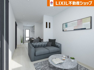 【外観】 | 右京区嵯峨中又町 | お客様のご都合に合わせて現地へご案内いたします！
《リビング：ステージングイメージ》※家具・小物はCGによるインテリアイメージであり、家具の設置サイズを保証するものではございません。※家具配置はTV配