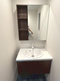 【独立洗面台】 | 右京区嵯峨中又町 | 《洗面台》Panasonic：Cライン フロートタイプでスッキリ！