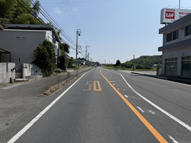 常滑市檜原町字勇田　中古戸建の前面道路含む現地写真