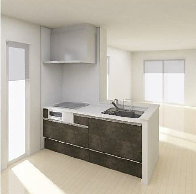 ベレオガーデンズ上中野のキッチン