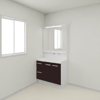 ベレオガーデンズ上中野の洗面所