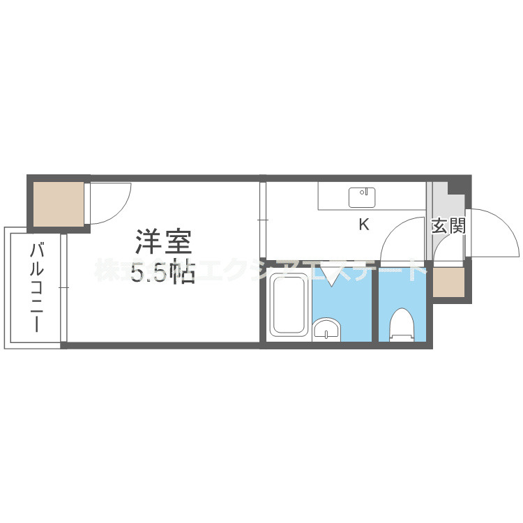 パークライフ住吉の間取り
