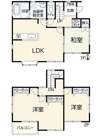 【間取り】 | □■厚木市下荻野 中古戸建■□