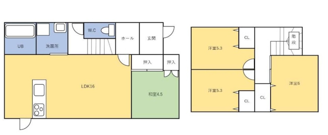 【間取り】 | 間取りは4LDKになります。