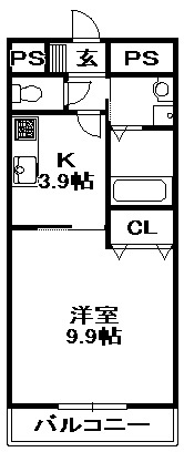 【間取り】 | アンプルールクラージュKAZUBON | 間取りです