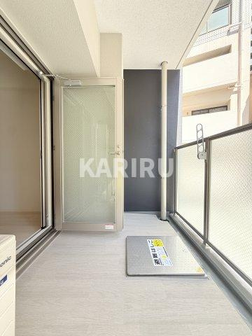 エスリードレジデンス梅田クラスシティのバルコニー