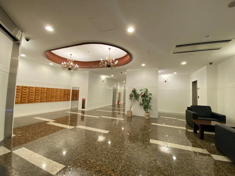 コンソラーレ土佐堀のロビー|清潔なロビーです