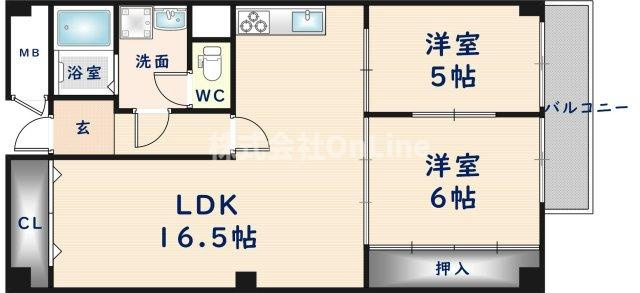 【間取り】 | アクロシャトー俊徳道