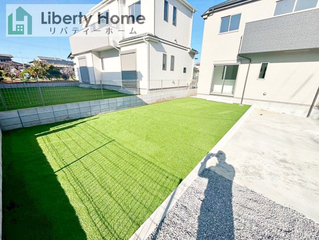 土浦市烏山4丁目　新築戸建　B号棟の庭