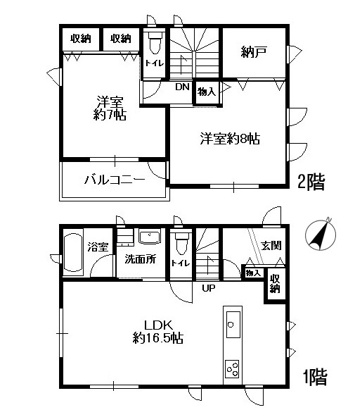 【間取り】 | 東興別荘地　戸建