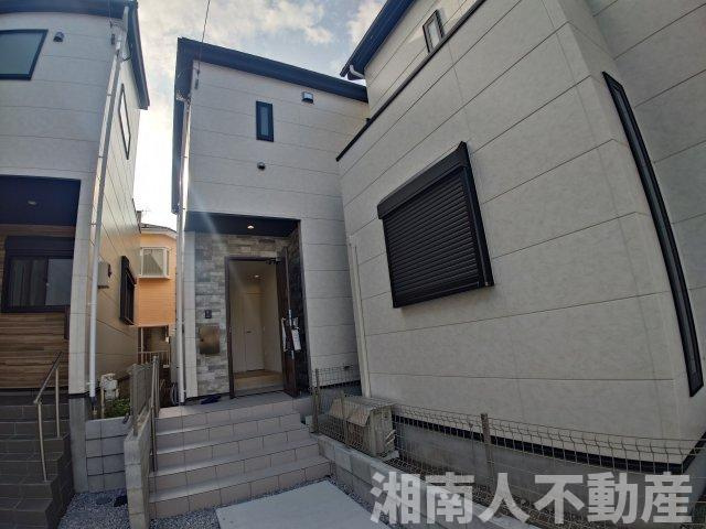 茅ヶ崎市ひばりが丘新築戸建て　1期3号棟の外観|外観もきれいです