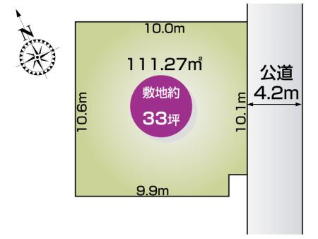 肥塚　区画図