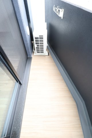 大阪市城東区蒲生３丁目の賃貸マンションのバルコニー