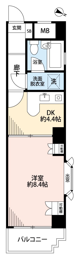 ロイヤルタワー代々木公園の間取り