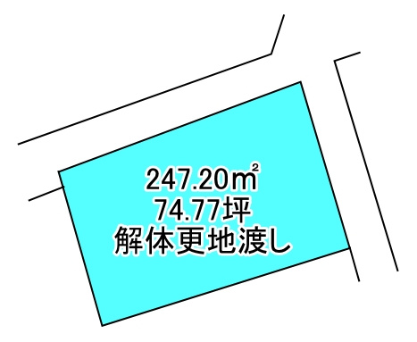 萩生　馬渕の土地図