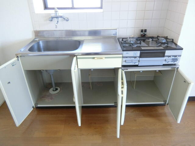 ガスコンロ２口グリル