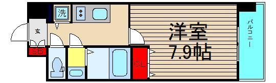 ワールドアイ難波南PORTAの間取り