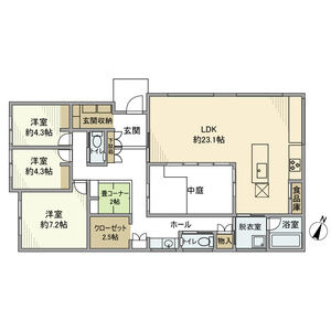 湯山町4丁目戸建　　刈谷市近郊の賃貸ならクラスホーム刈谷店の間取り