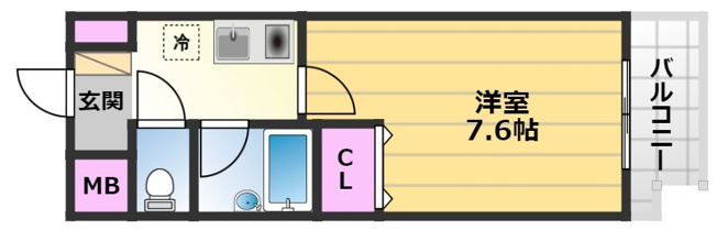 【間取り】 | ベルデ堺東