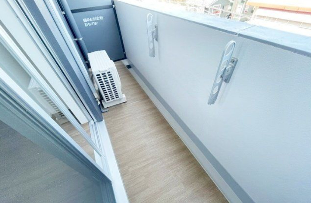 アジールコート三宿テラス　礼金0　角部屋　楽器相談　ペット相談のバルコニー