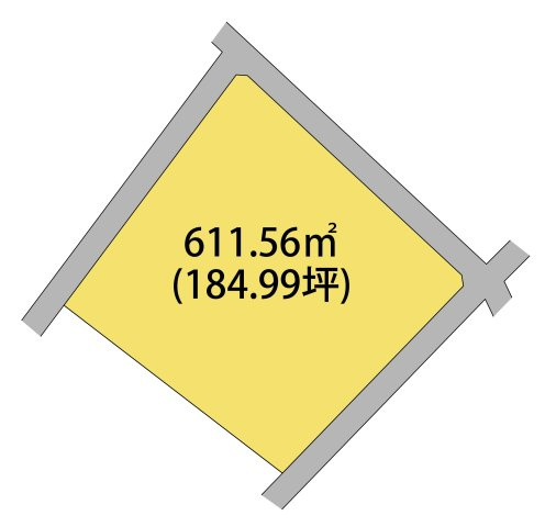 和歌山市古屋・土地・127196の区画図