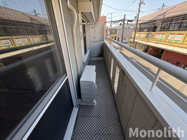 グリーンファンタンのバルコニー