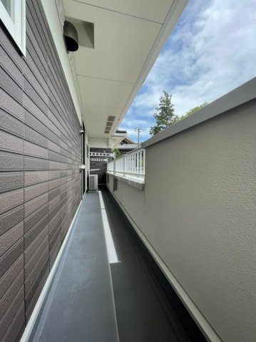 フリーデンハオス3番館のバルコニー